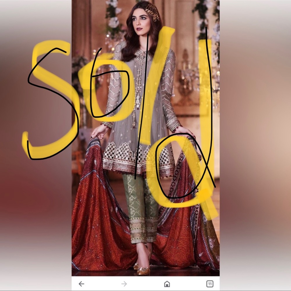 Pakistani branded dress